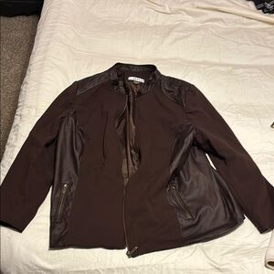 TanJay Brown Leather Jacket